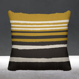 Groovelines Abstract Reversible Indoor/Outdoor Square Pillow