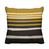 Groovelines Abstract Reversible Indoor/Outdoor Square Pillow