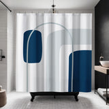 Hagan Geometric Shower Curtain