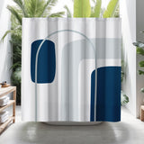 Hagan Geometric Shower Curtain