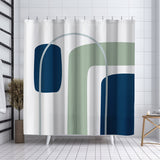Hagan Geometric Shower Curtain