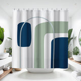 Hagan Geometric Shower Curtain