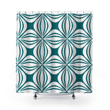 Haisley Shower Curtain in Emerald
