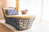 Haisley Geometric Reversible Indoor/Outdoor Rectangular Pillow