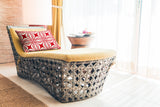 Haisley Geometric Reversible Indoor/Outdoor Rectangular Pillow