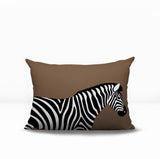 Hala Zebra Reversible Indoor/Outdoor Rectangle Pillow
