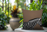 Hala Zebra Reversible Indoor/Outdoor Square Pillow