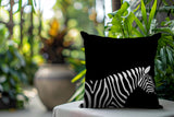 Hala Zebra Reversible Indoor/Outdoor Square Pillow