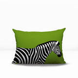 Hala Zebra Reversible Indoor/Outdoor Rectangle Pillow