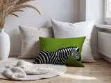 Hala Zebra Reversible Indoor/Outdoor Square Pillow