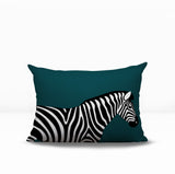 Hala Zebra Reversible Indoor/Outdoor Rectangle Pillow