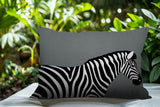 Hala Zebra Reversible Indoor/Outdoor Rectangle Pillow