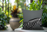 Hala Zebra Reversible Indoor/Outdoor Square Pillow