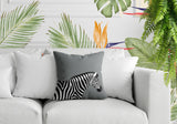 Hala Zebra Reversible Indoor/Outdoor Square Pillow