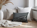 Hala Zebra Reversible Indoor/Outdoor Rectangle Pillow