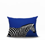 Hala Zebra Reversible Indoor/Outdoor Rectangle Pillow