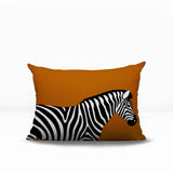 Hala Zebra Reversible Indoor/Outdoor Rectangle Pillow