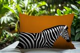 Hala Zebra Reversible Indoor/Outdoor Rectangle Pillow