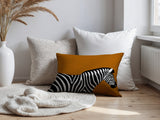 Hala Zebra Reversible Indoor/Outdoor Rectangle Pillow