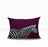 Hala Zebra Reversible Indoor/Outdoor Rectangle Pillow