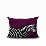 Hala Zebra Reversible Indoor/Outdoor Rectangle Pillow