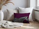 Hala Zebra Reversible Indoor/Outdoor Square Pillow
