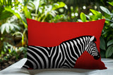 Hala Zebra Reversible Indoor/Outdoor Square Pillow