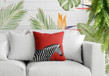 Hala Zebra Reversible Indoor/Outdoor Square Pillow