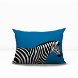 Hala Zebra Reversible Indoor/Outdoor Rectangle Pillow
