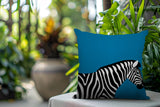 Hala Zebra Reversible Indoor/Outdoor Square Pillow