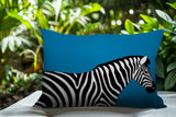 Hala Zebra Reversible Indoor/Outdoor Square Pillow
