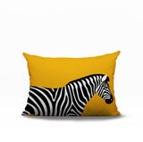 Hala Zebra Reversible Indoor/Outdoor Rectangle Pillow