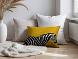 Hala Zebra Reversible Indoor/Outdoor Rectangle Pillow