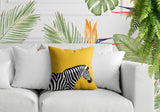 Hala Zebra Reversible Indoor/Outdoor Square Pillow