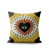 Hana Microsuede Square Throw Pillow in Multicolor - Size 20x20