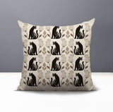 Hansa Leopard Reversible Indoor/Outdoor Square Pillow in Beige - Size 20x20