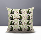 Hansa Leopard Reversible Indoor/Outdoor Square Pillow in Chartreuse - Size 20x20