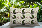Hansa Leopard Reversible Indoor/Outdoor Lumbar Pillow in Chartreuse - Size 25x18