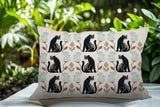 Hansa Leopard Reversible Indoor/Outdoor Lumbar Pillow in Emerald - Size 25x18
