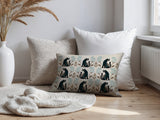 Hansa Leopard Reversible Indoor/Outdoor Lumbar Pillow in Emerald - Size 25x18