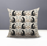 Hansa Leopard Reversible Indoor/Outdoor Square Pillow in Gray - Size 20x20