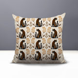 Hansa Leopard Reversible Indoor/Outdoor Square Pillow in Orange - Size 20x20