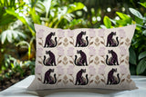 Hansa Leopard Reversible Indoor/Outdoor Lumbar Pillow in Purple - Size 25x18