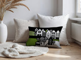 Hansen Cozy Houses Reversible Indoor/Outdoor Rectangle Pillow