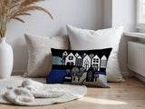 Hansen Cozy Houses Reversible Indoor/Outdoor Rectangle Pillow