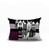Hansen Cozy Houses Reversible Indoor/Outdoor Rectangle Pillow