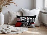 Hansen Cozy Houses Reversible Indoor/Outdoor Rectangle Pillow
