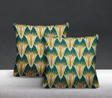 Hatton Abstract Reversible Indoor/Outdoor Square Pillow