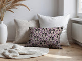 Hayes Elephant Reversible Indoor/Outdoor Lumbar Pillow in Purple - Size 25x18