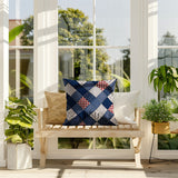 Heirloom Patchwork  Indoor/Outdoor Reversible Square Pillow